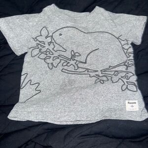 Roots Kids Heather Gray Tee